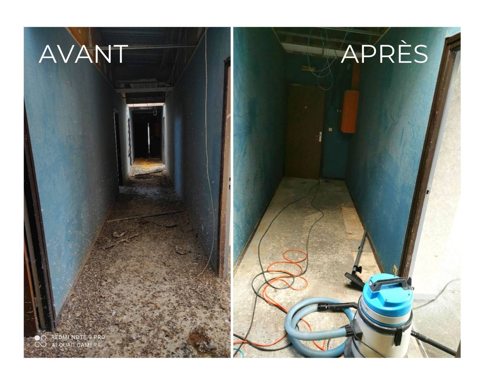 Nettoyage d'un local Home Box